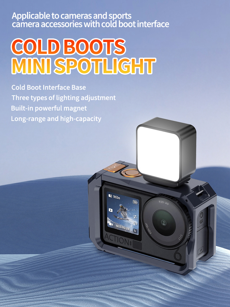 Photography Lighting Styles - Магнитный мини-светодиодный видеосвет, 3-цветный перезаряжаемый заполняющий