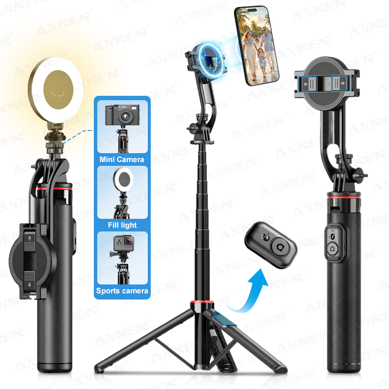 Photography Lighting Circle - Магнитный штатив-монопод AXNEN C20 с выдвижной
