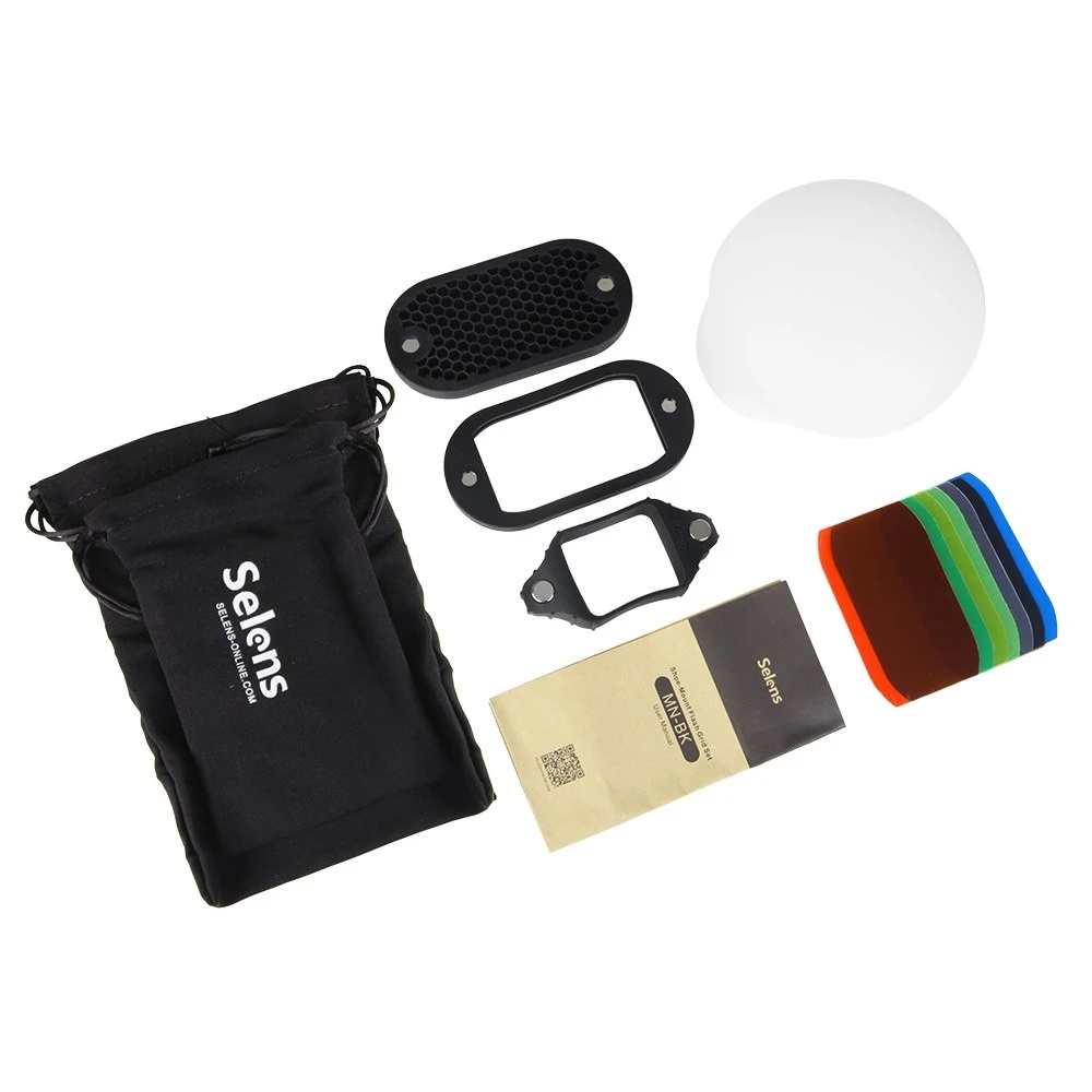 Selens 7 цветных фильтров, сот – обзор и цена Snoot Flash Modifier