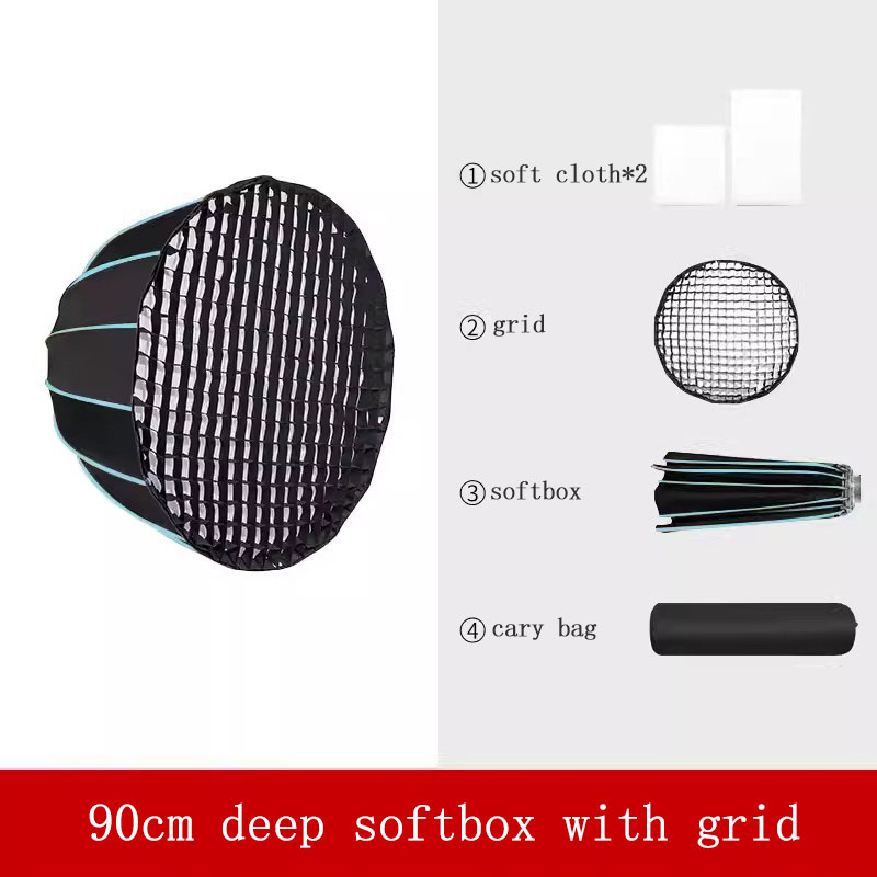 Софтбокс 90 см с решеткой, 16- – обзор и цена Parabolic Umbrella Deep