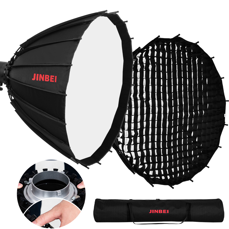 Софтбокс JINBEI 120 см, глубок – обзор и цена Parabolic Umbrella Deep