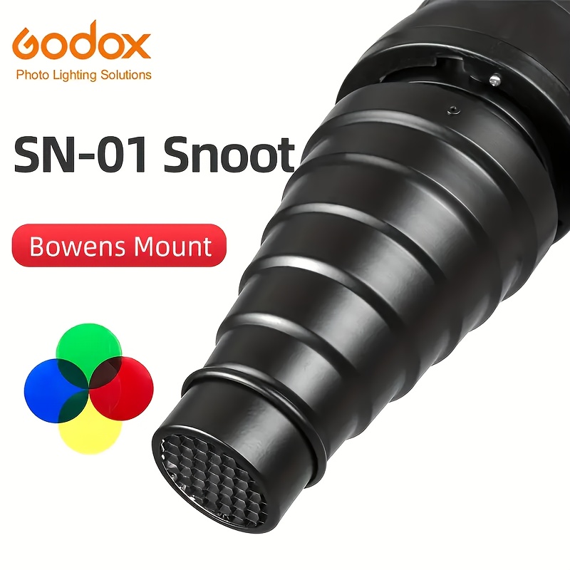 GODOX Bowens Mount Snoot с сот – обзор и цена Snoot Flash Modifier