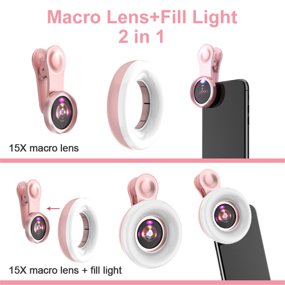 Мобильный объектив 15X Макрооб – обзор и цена Photography Lighting Circle
