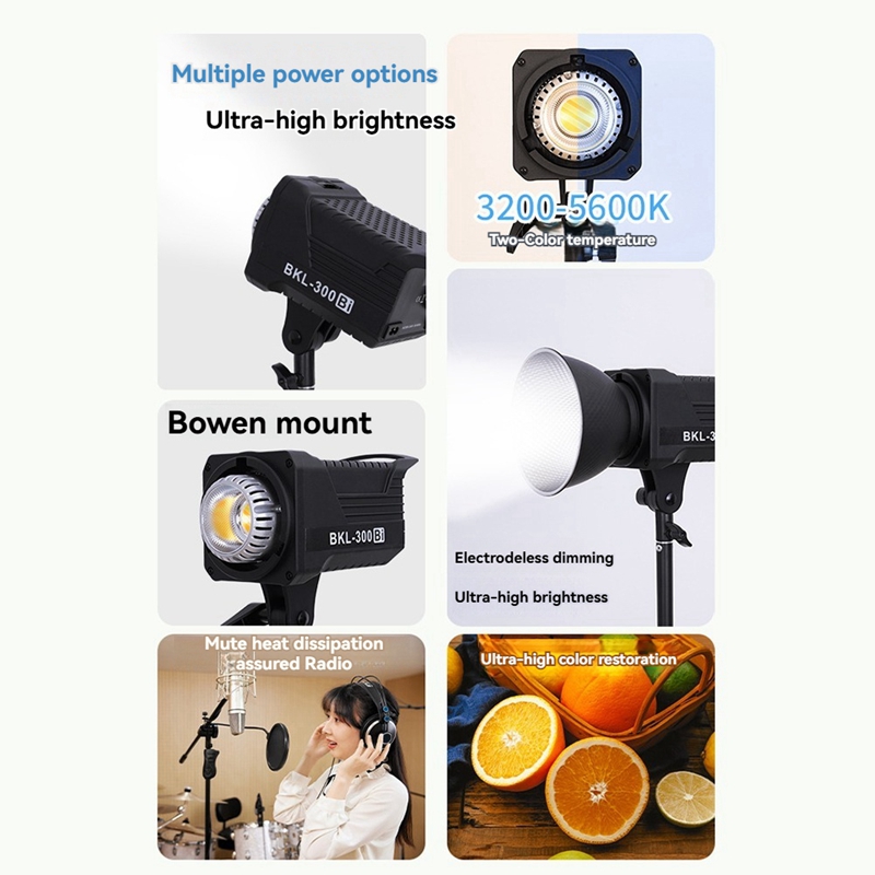 300W Bi LED видеосвет, постоян – обзор и цена Photography Lighting Equipment