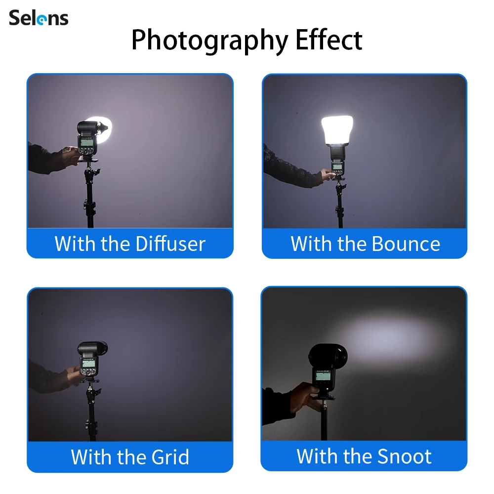 Selens верхняя вспышка магнитн – обзор и цена Snoot Flash Modifier