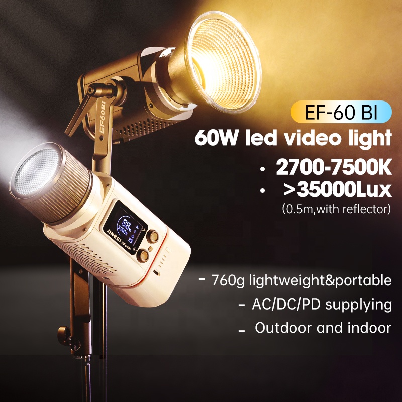 JINBEI EF-60BI 60 Вт Портативн – обзор и цена Good Lighting In Photography
